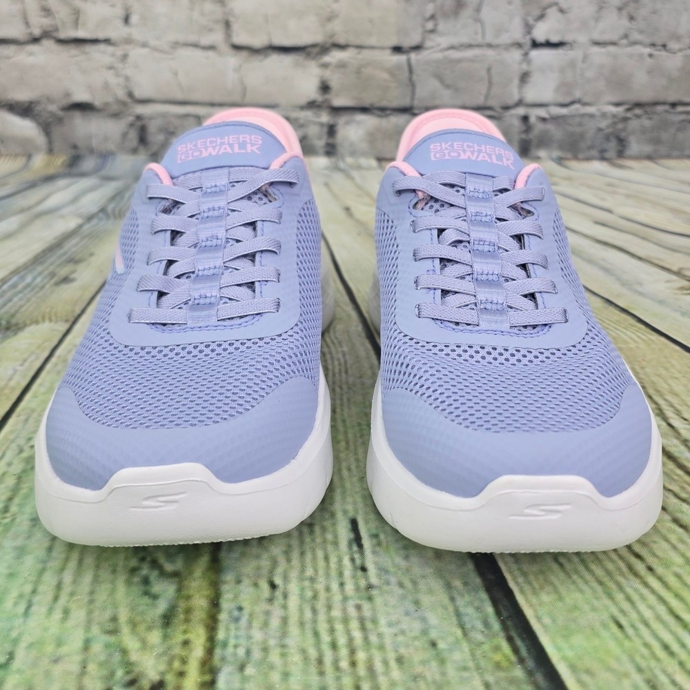 Skechers Go Walk Flex-Grand Entry Womens Size 7.5 Purple Pink Mesh Walking Shoes - Picture 4 of 9